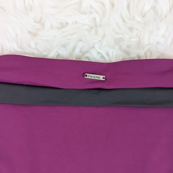 Panache Swimwear - Taylor Bikini Bottoms - Plum & Gray - Size Small (US)/10 (UK) - Picture 6 of 13